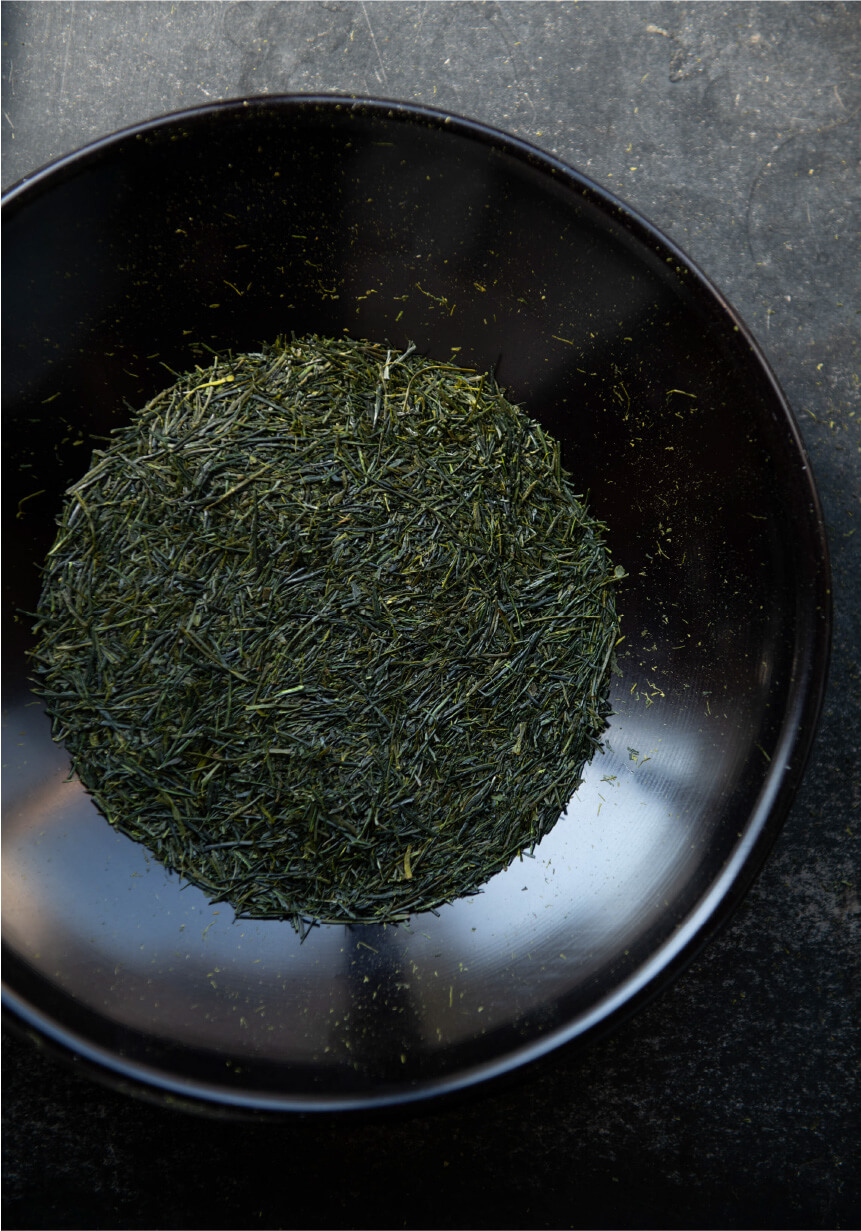 お茶の葉の写真